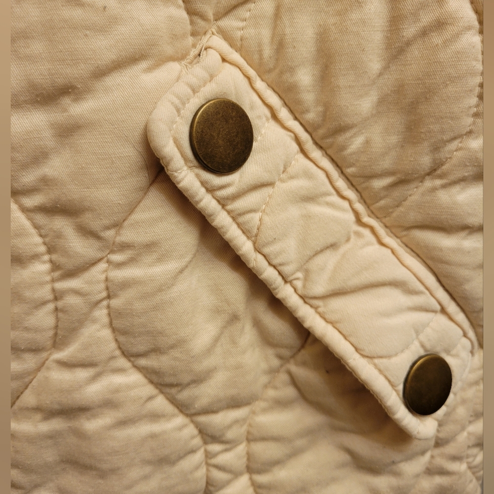 7 For All Mankind Tan Quilted Jacket - Picture 5 of 5